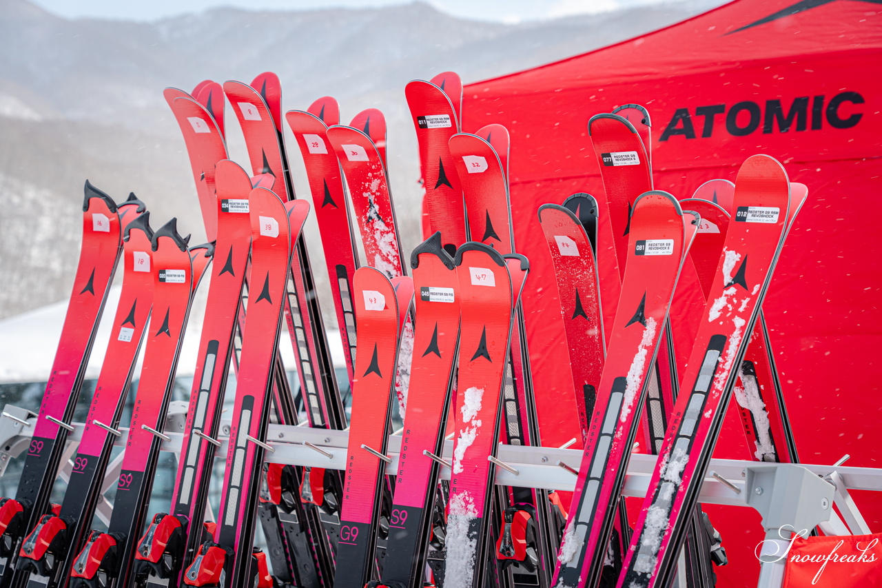 長野、北海道、岩手を巡る【2026 ATOMIC TEST DRIVE】朝里川温泉スキー場会場に初参加！最新モデルのスキー板が勢ぞろい。たくさん試乗して、自分にあった１台を見つけましょう♪